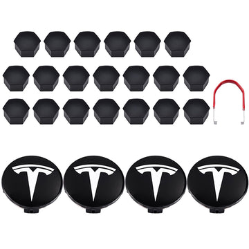 4pcs Hub Caps Covers Car for Tesla Model 3/Y/S/X (Diameter 56MM)