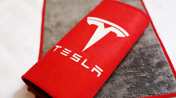Tesla Model Cleaning Towel Thick, Absorbent Microfiber for Tesla Model 3, X, S, Y