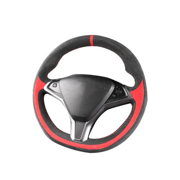 Tespart - Alcantara Steering Wheel Cover for Tesla Model S / Model X