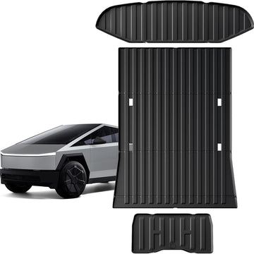 Tespart - All Weather Front Rear Trunk Mats for Tesla Cybertruck