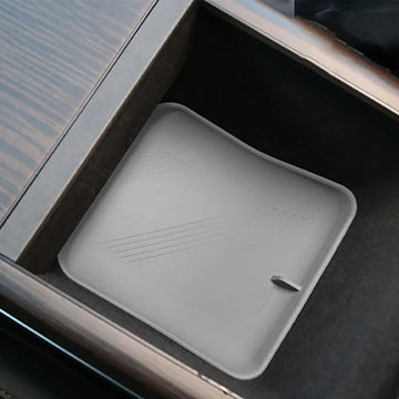 Tespart - Armrest Box (Lower) Storage Mat - Silicone for Tesla Model S/X