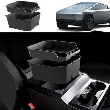 Tespart - Armrest Storage Box Double Layer for Cybertruck