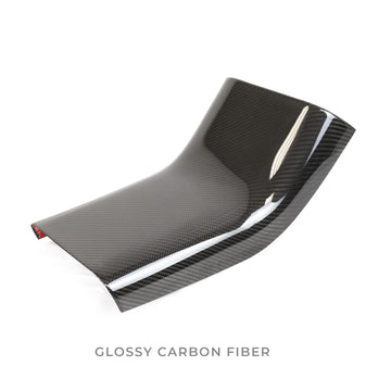 Tespart - Backseat Center Console Base Cap - Carbon Fiber Interior Mods for tesla Model 3 / Y
