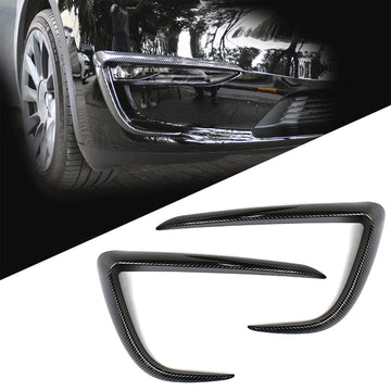 Tespart - Tesla Model Y Fog Light Trim - Carbon Fiber Exterior Mods