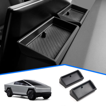 Tespart - Cybertruck Center Console Behind-Screen Storage Box (2 PCS)