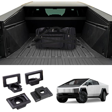 Tespart - D-Rings Truck Bed Tie Down Anchors Truck Bed Hooks for Cybertruck 2PCS