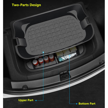 Tespart - Double-Layer Trunk Organizer for Tesla Model 3