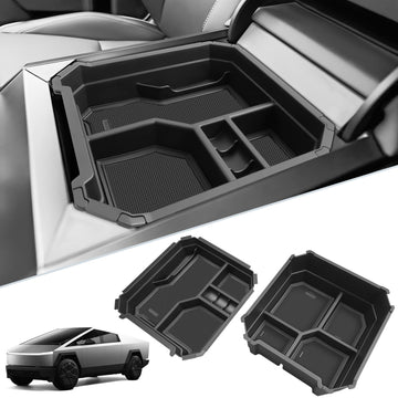 Tespart - Double-layer Center Console Storage Tray for Cybertruck