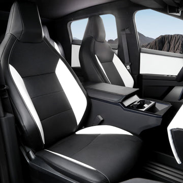 Tespart - Full Leather Seat Covers for Cybertruck (10 PCS)