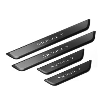 LED Illuminated Door Sills Protector Front & Rear for Model Y / 3