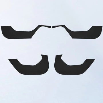 Leather Anti-kick Mat Sticker Interior Anti-Dirt Protector for Tesla Model 3 (4PCS)