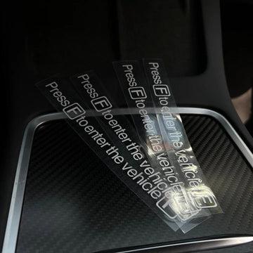 Tespart - PUBG Reflective Stickers For Tesla Model 3/Y/S/X (5pcs)