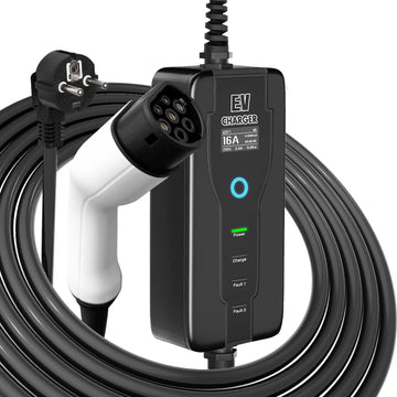 Tespart - Portable Type 2 Mennekes EV Charger Europlug|32ft