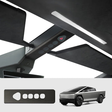 Tespart - Reading Light Trim Cover Real Carbon Fiber for Cybertruck