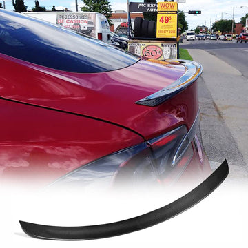Tespart - Tesla Model S Rear Trunk Carbon Fiber Spoiler Blade Performance 2014-2024