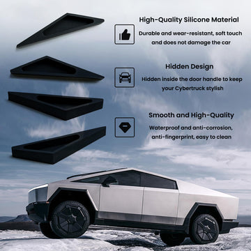 Tespart - Scratch-Resistant Silicone Door Handles for Cybertruck