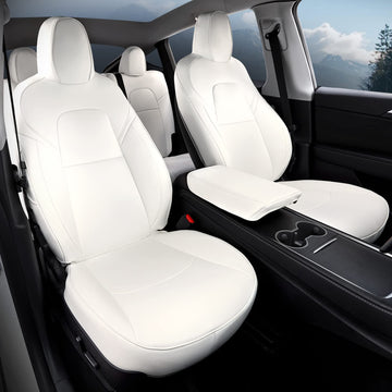 Tespart - Seat Covers for Only Front Seats/Rear Seats for Tesla Model 3 Highland