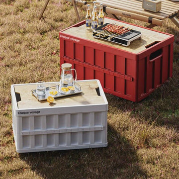 Tespart - Trunk Storage Box Camping Folding Vault Cargo Bins for Cybertruck