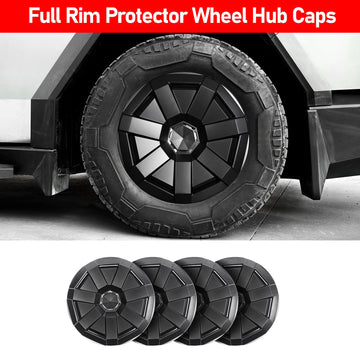 Tespart - Wheel Covers Matte Black Hubcaps for Cybertruck