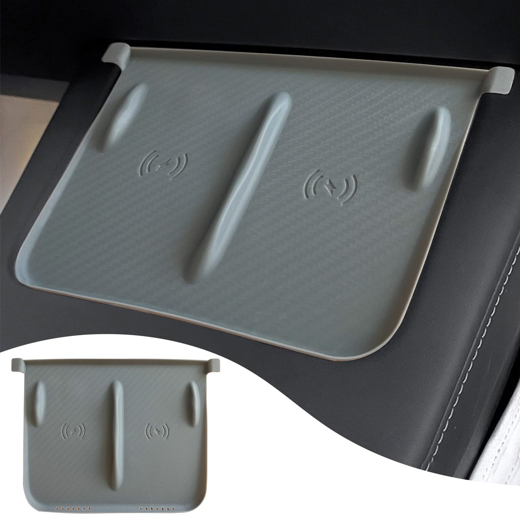The Tespart Center Wireless Charging Pad for Tesla Model 3/Y