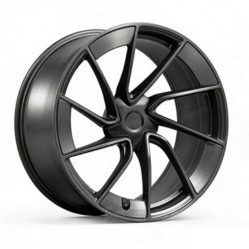 20" Custom Black Forged Wheels for Tesla Model 3, Model Y, Model S & Model X | 5x114.3 Rim Set