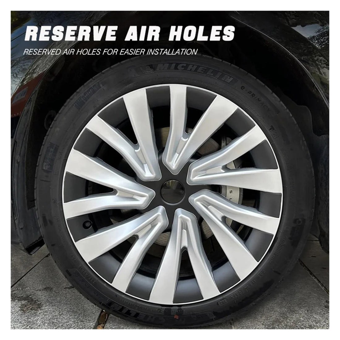 Tespart- 18' Sport Wheel Cover for Tesla Model 3 Highland（4PCS)