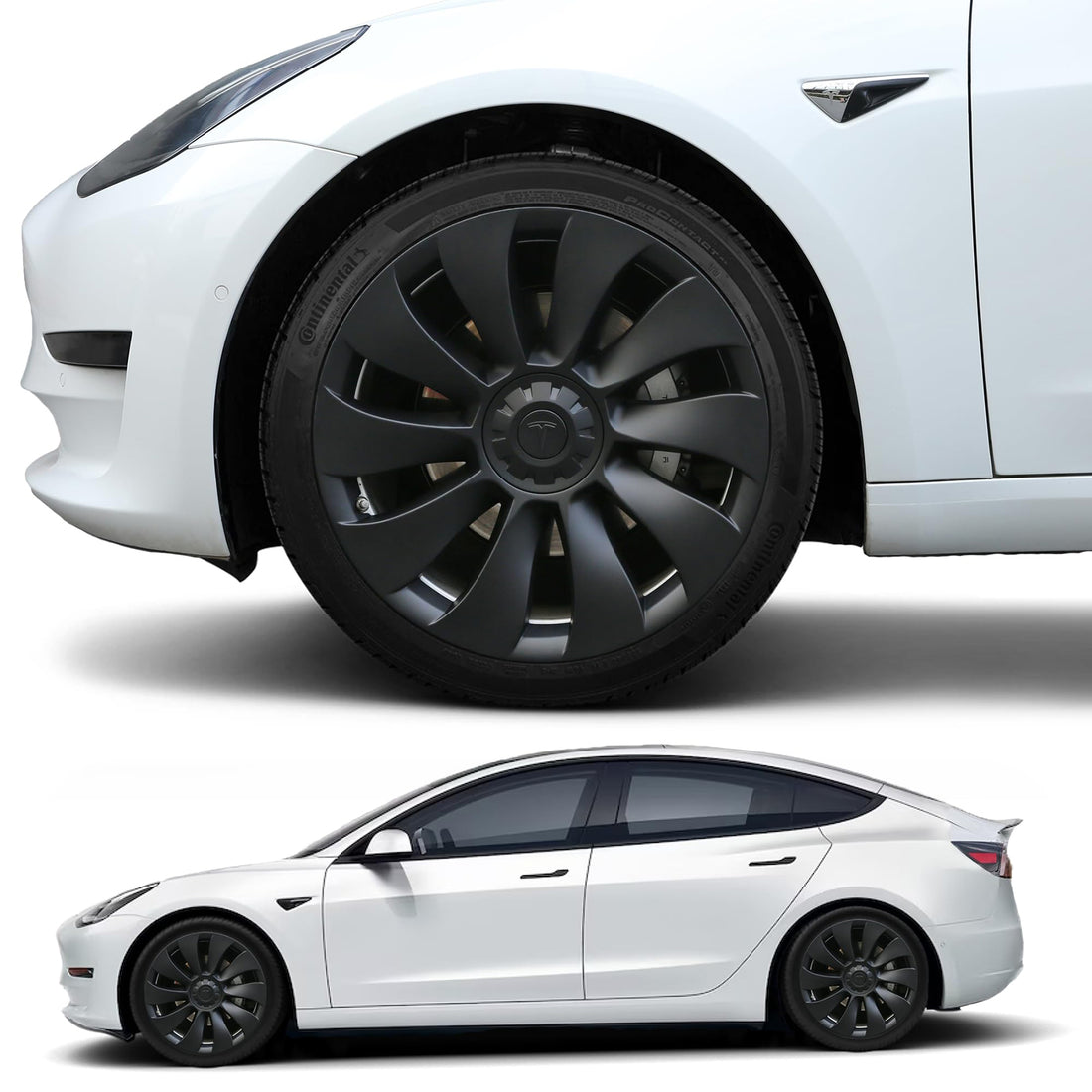 Tespart- 19' Wheel Covers for Tesla Model 3 (4PCS)