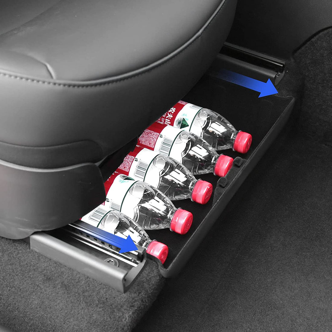 Caja de almacenamiento debajo del asiento delantero para Tesla Modelo Y 2020-2023