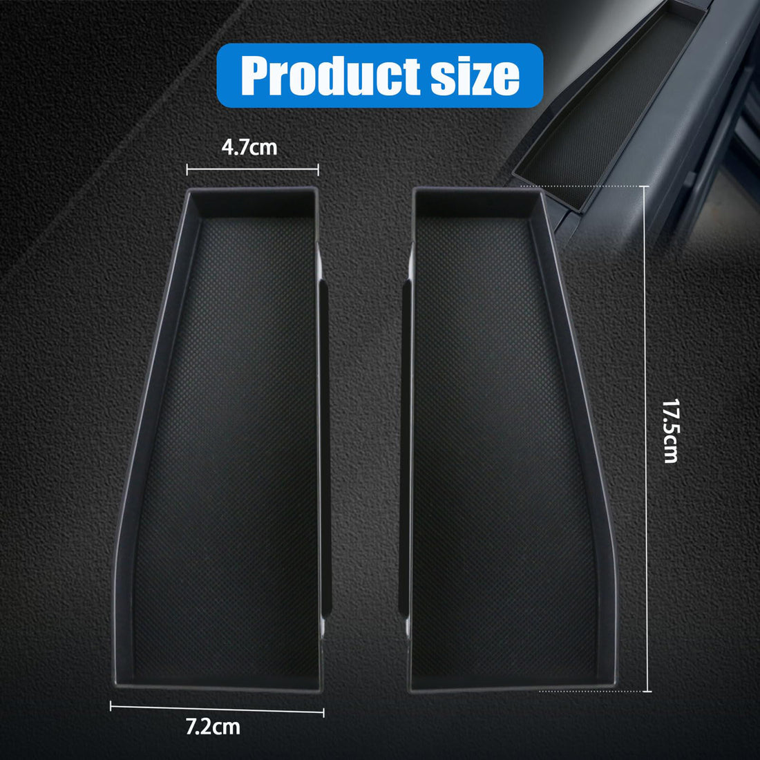 Tespart - Door Armrest Storage Box for Cybertruck (2PCS)