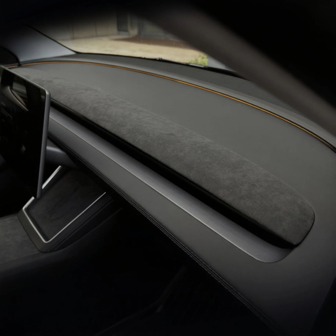 Alcantara Dashboard Panel Upgrade for Highland Juniper Matte Interior Trim