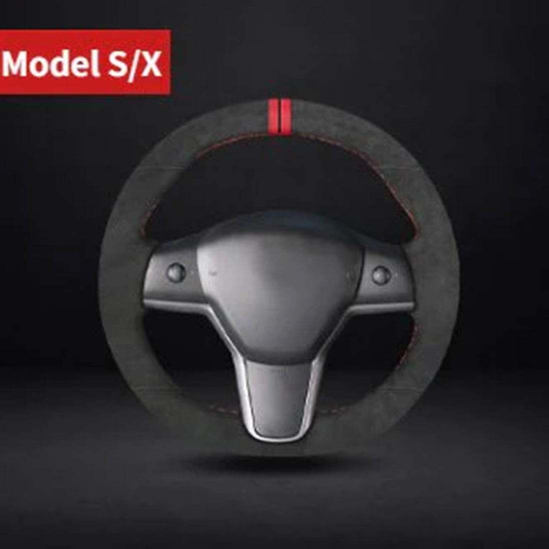 Tespart - Alcantara Steering Wheel Cover for Tesla Model S / Model X