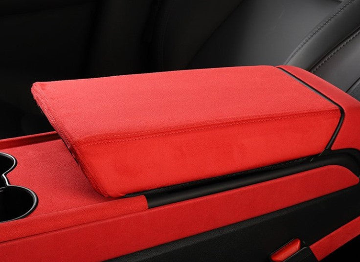 Alcantara Armrest Cover for Model 3 Highland & New Model Y