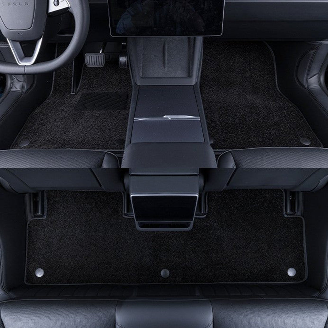 Tespart - All-Inclusive Double-Layer Floor Mats for Tesla Model 3 Highland / Y