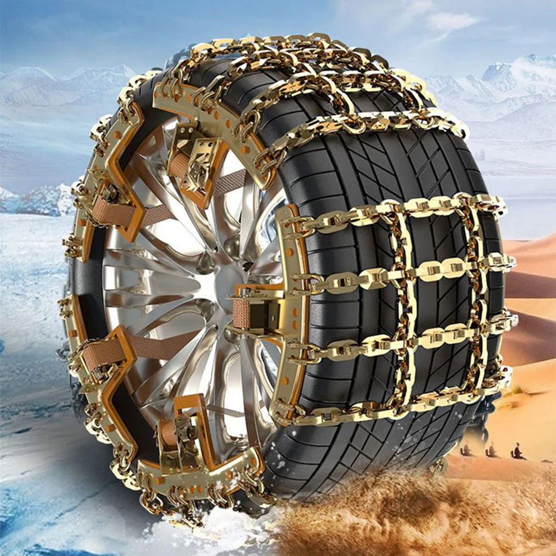 Tespart - Anti-Slip Snow Chains Nine Grid