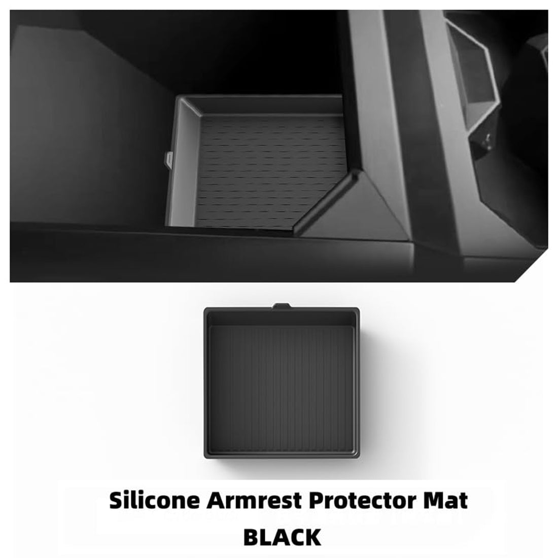 Tespart - Armrest Box Silicone Mat for Tesla Cybertruck