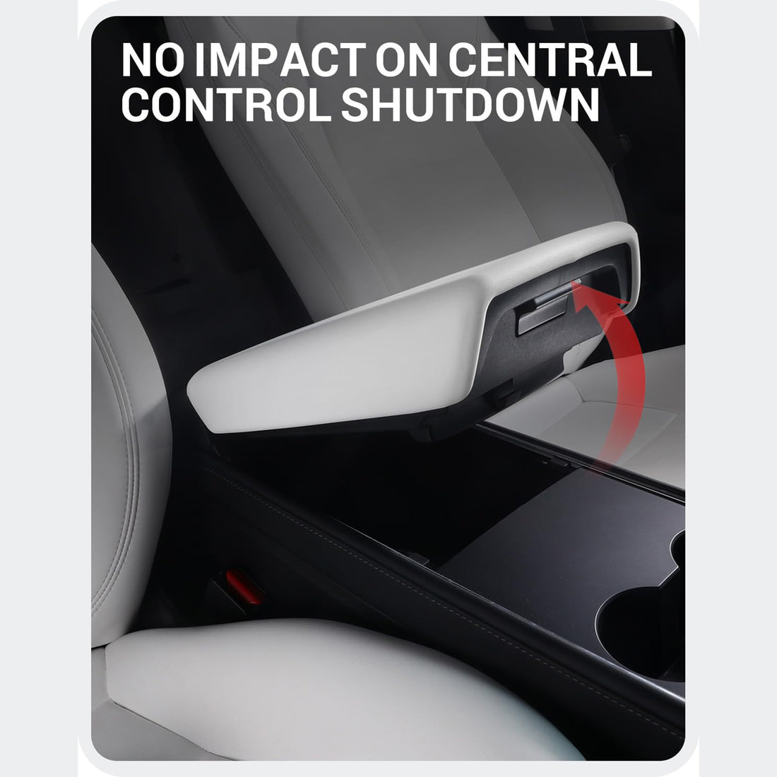 Tespart - Model 3 / Y Armrest Cover - ABS Materia