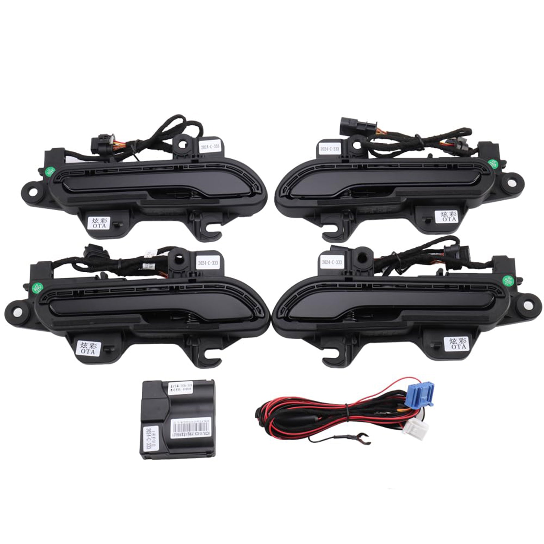 Tespart  - Auto Present Door Handle with LED for Tesla Model 3 Highland (4PCS)