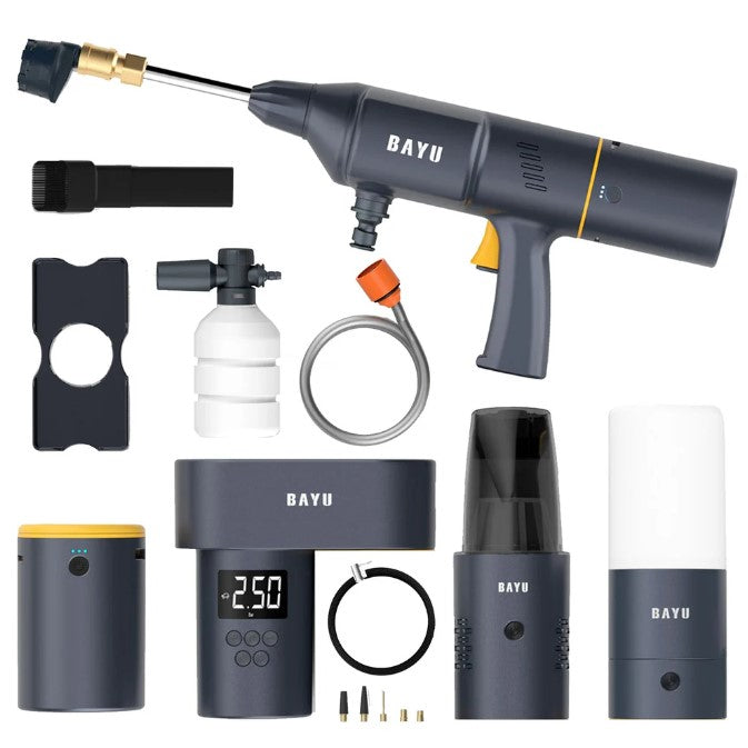 BAYU PORTABLE MODULAR 6 In 1 CAR TOOL