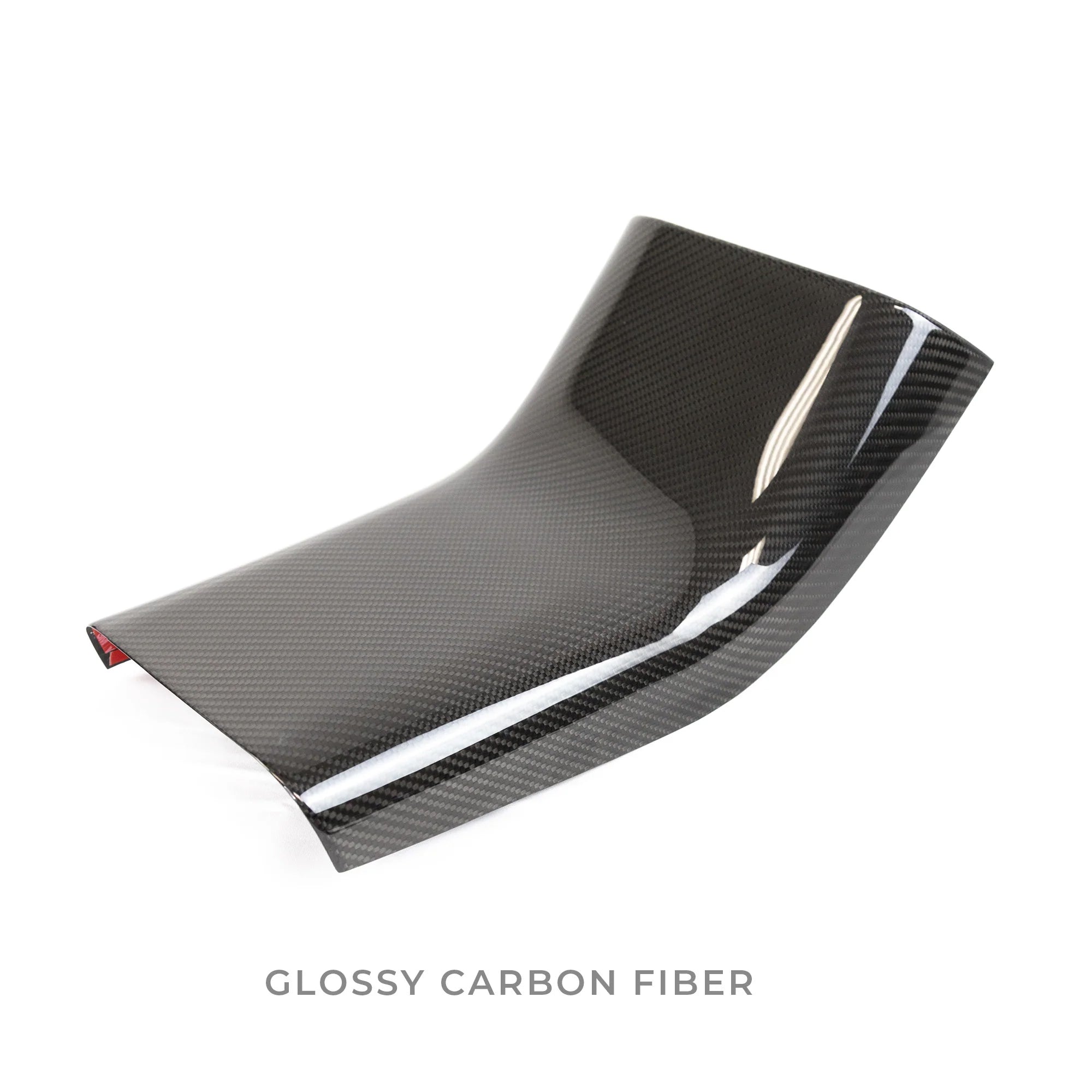 Tespart - Backseat Center Console Base Cap - Carbon Fiber Interior Mods for tesla Model 3 / Y