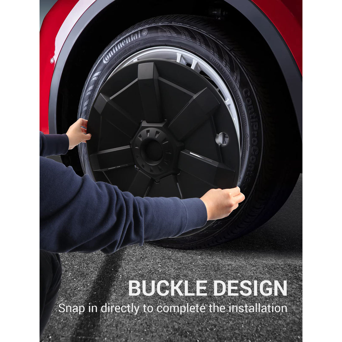Tespart- 19' Best Wheel Covers Cybertruck Style for Tesla Model Y (4PCS)