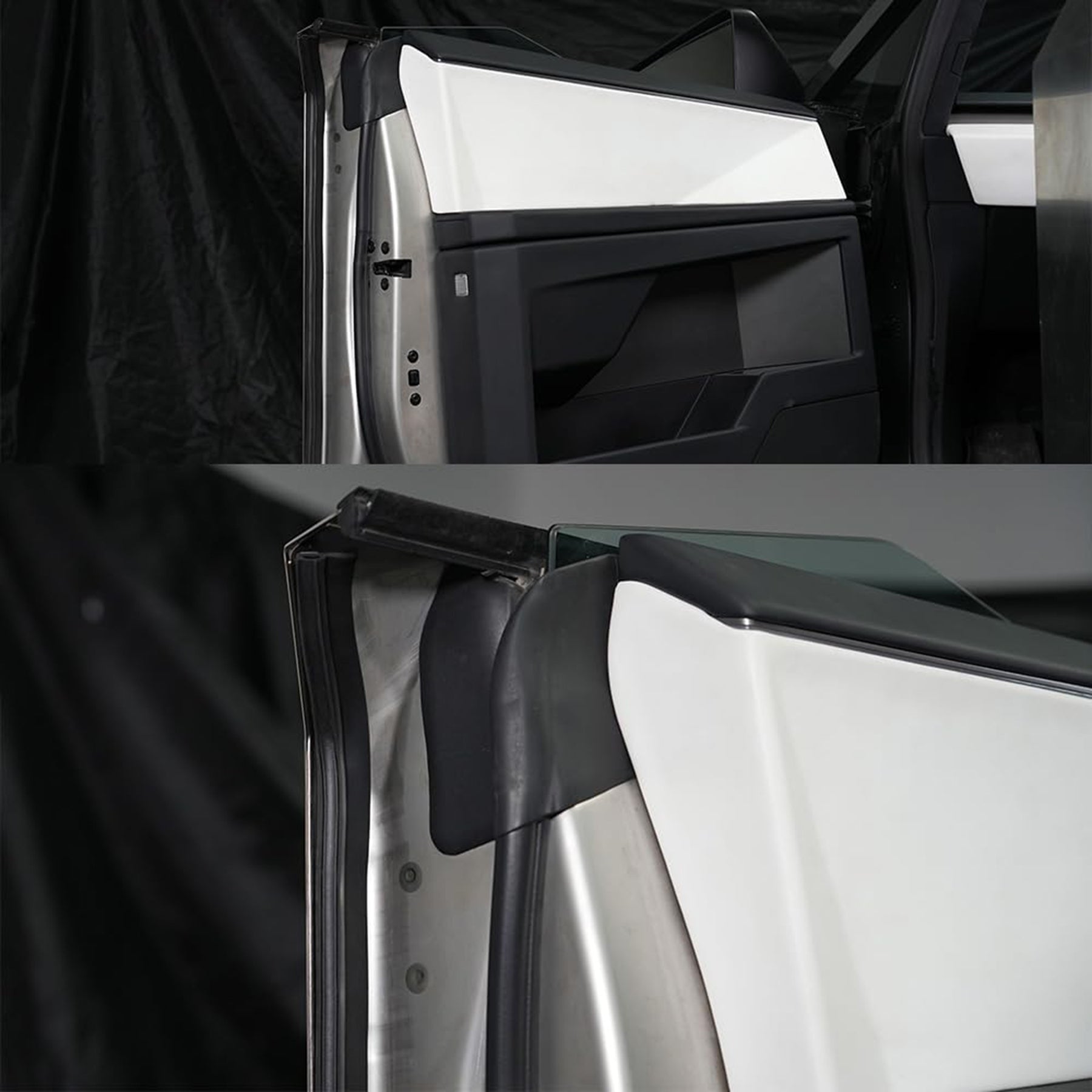 Tespart - Car Door Seal Kit Wind Noise Reduction Accessories for Cybertruck