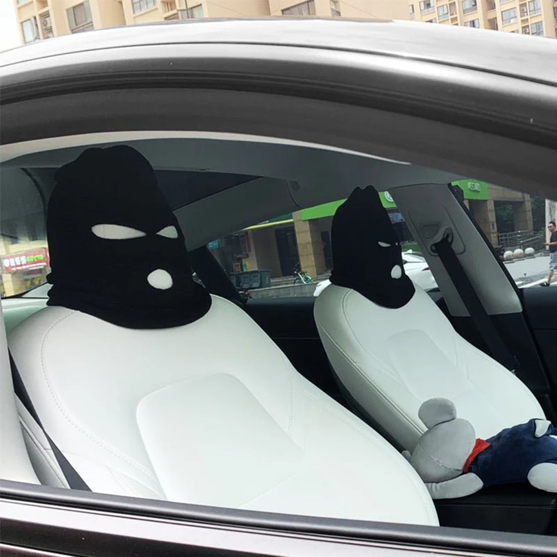 Tespart - Car Seat Head Cover For Tesla Model 3/Y/X/S