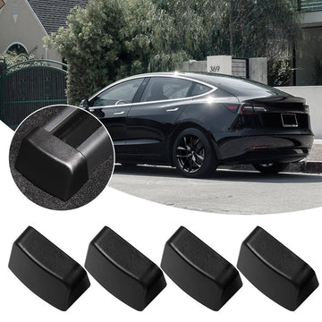 Accesorios de enchufes antigolpes de rieles deslizantes para coche adecuados para Tesla Model 3 Model Y 2021-2023 (4 unids/set) 