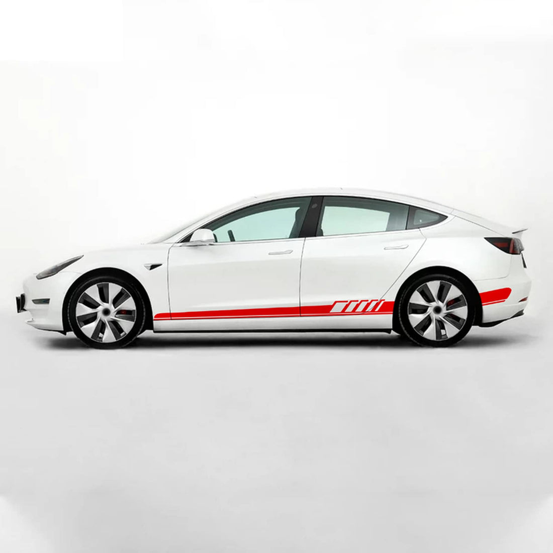 Car Door Side Skirt Stripes Sill Sticker Body Decal for Tesla Model S/3/X/Y (2pcs/set)