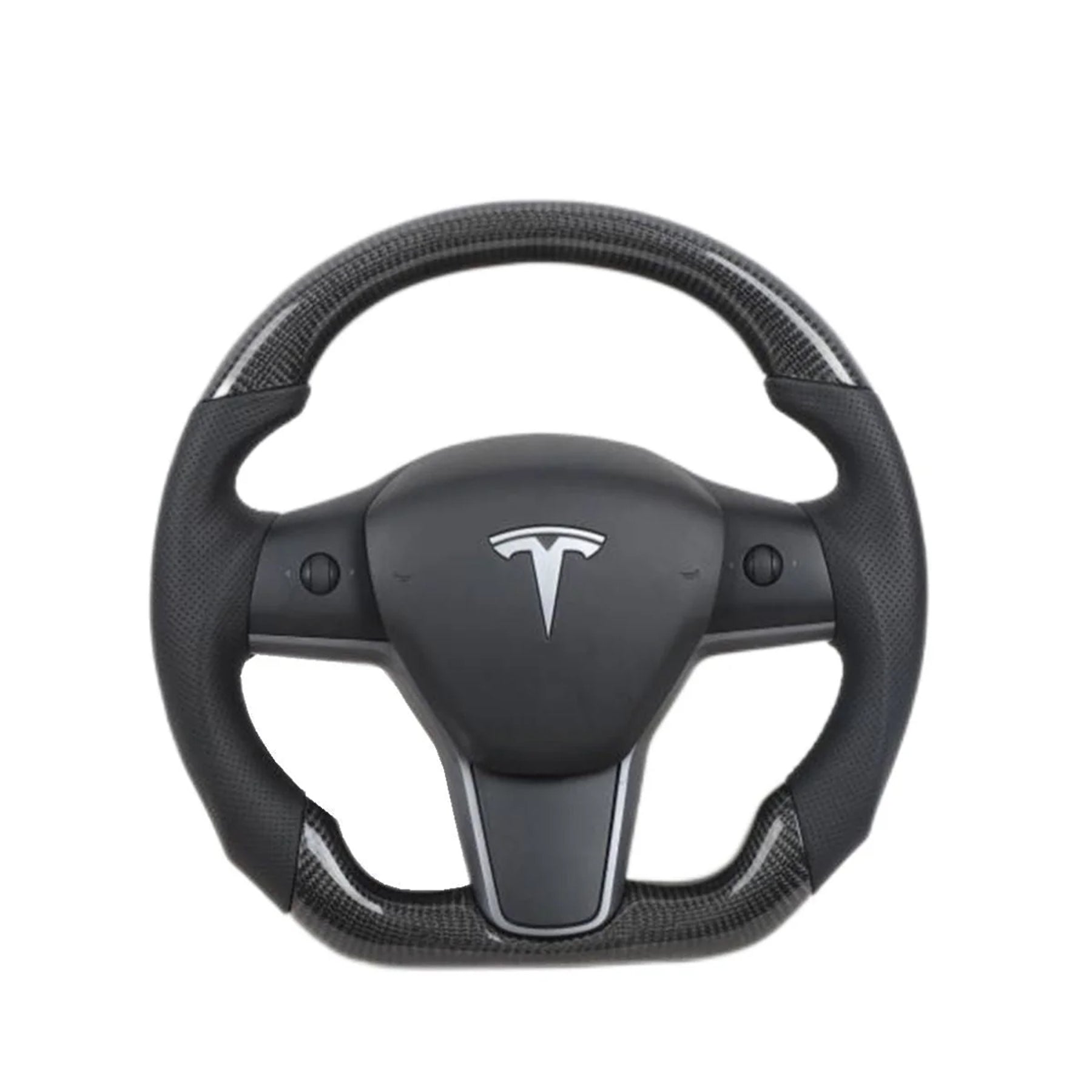 Tespart - Carbon Fiber Sport Steering Wheel for Tesla Model 3 / Y 【Style 39】