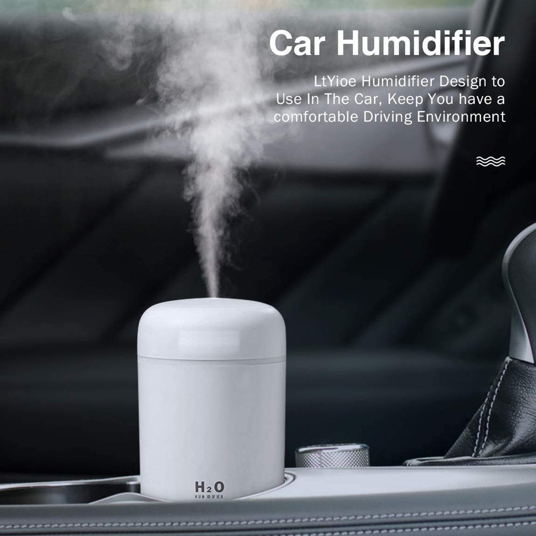 Tespart - Car mini humidifier 300ml