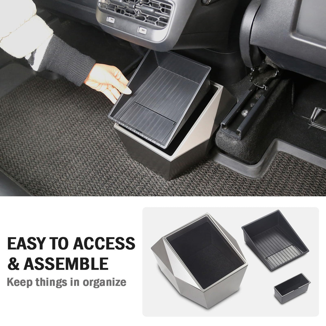 Tespart - Center Console Trash Can for Cybertruck