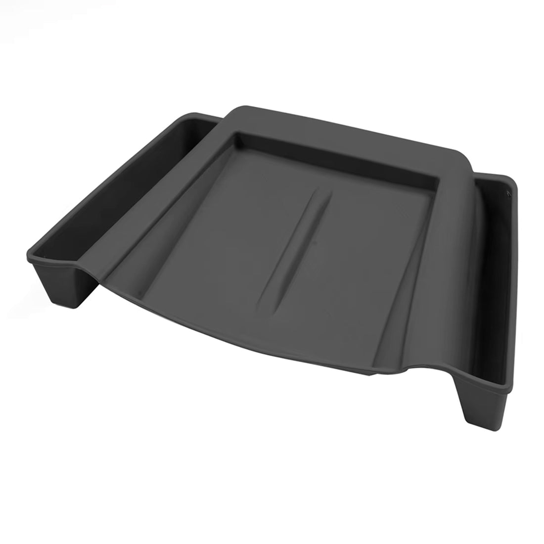 Tespart - Center Console Wireless Charging Pad with Side Pockets for Tesla Model S/X
