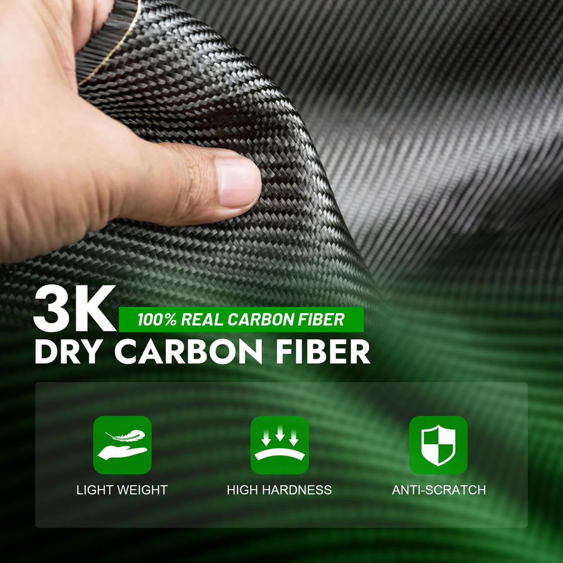 Tespart - Model S / X Center Console Wrap - Real Molded Carbon Fiber