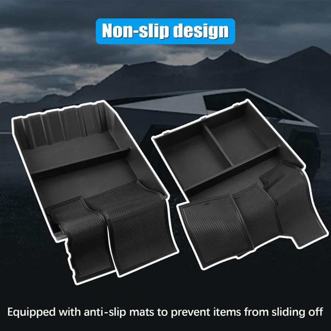 Tespart - Central Storage Box for Tesla Cybertruck